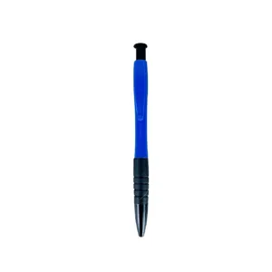 Plastic ballpoint pen custom logo promotional gift pen office writing supplies blue black