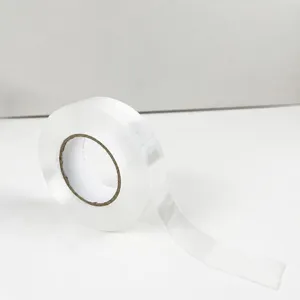 Ruban adhésif double face nano transparent polyvalent détail, haute viscosité, élastique.