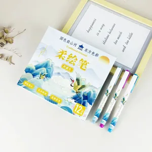 Soft Tip Color Calligraphy Brush Pens Watercolor Art Pens For Journaling Doodling Hand Lettering Office School Supplies