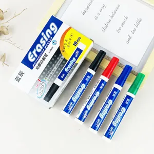 Große Kapazität Abwischbarer Whiteboard Marker Kunststoff Glattes Schreiben Stift Für Büro Und Schule Täglichen Gebrauch