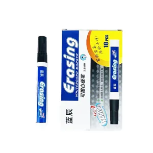 Abwischbare Whiteboardmarker 2.8mm feine spitze Trocken abwischbare Stifte 10er Set.