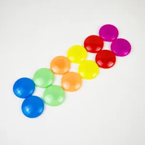 Magneti colorati 32mm rotondi calamite da frigorifero in plastica per lavagna ufficio