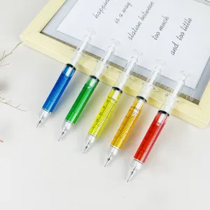 Porte-mine Forme de Seringue Créatif Papeterie d'Étudiant Multicolore Liquide Nouveauté Cadeau Fournitures Scolaires