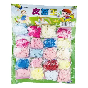 Outdoor Gummitwist Seil Retro flaches elastisches Band Spielzeug für Kinder Schüler Spaß.