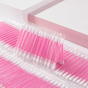 Disposable pink cotton swabs individual packaged breakable iodine alcohol medical care sticks