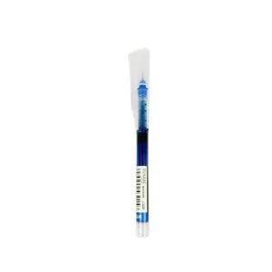 Bolígrafo de gel de líquido directo 0.5mm tinta azul escritura papelería oficina