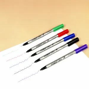 Kleurrijke fineliner tekenpennen set 0,5 mm sneldrogende pennen voor studenten