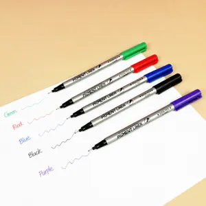 Fine liner pen set van 5 kleuren waterdicht sneldrogend tekenpennen voor journal art