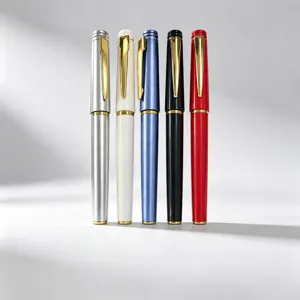 Professionelles Metall Tintenroller Stift Set mit glattem Schreibgefühl und edlem Design.