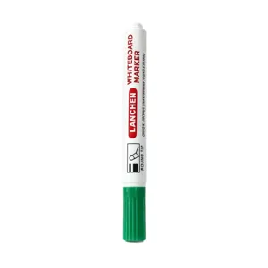 Weißwandmarker mit runder Spitze in Grün, trocken abwischbarer Marker für Büro und Schule.