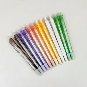Kristal diamant intrekbare gelpen set, glad zwarte inkt schrijven voor studenten kantoor.