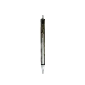 Kristal diamant intrekbare gelpen minimalistische gladde zwarte inktpen voor studenten schrijven.
