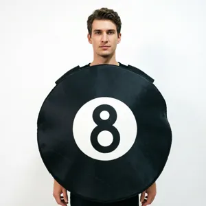 Déguisement boule de billard numéro 8 Halloween costume cosplay pour fête et spectacle