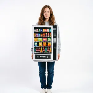 Costume drôle de distributeur automatique fête d'Halloween cosplay tenue amusante pour adultes