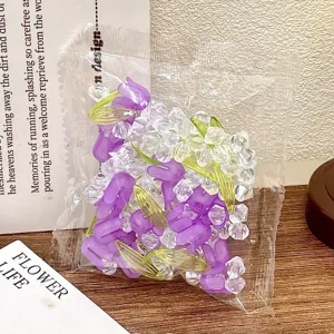 Perline di tulipani DIY sacchetto trasparente accessori artigianali fatti a mano decorazione