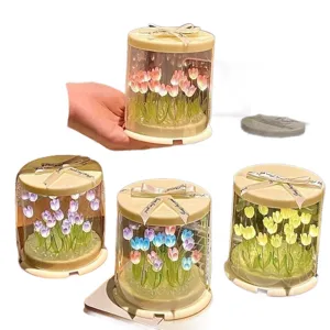 Luce notturna tulipano creativa fai da te decorazione da tavola regalo di compleanno romantico