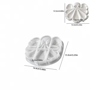 Octopus silicone tray mold marine style desktop jewelry storage dish DIY plaster cast