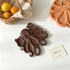 Octopus Silicone Mold Tray Partitioned Jewelry Storage Tray DIY Aromatherapy Craft