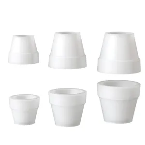 Moule en silicone pour pot de fleurs rond minimaliste nordique pour béton et plantes.