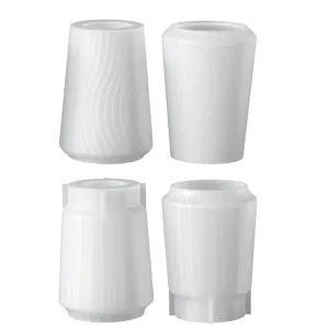 Skandinavische Silikon Vasenform, DIY wellige Kerzenhalter Gussform für Handwerk.