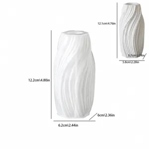 Silicone mold for minimalist wave striped vase, resin and plaster casting tool.