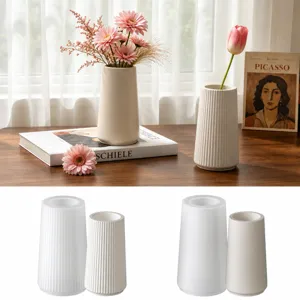 Small Silicone Mold For Concrete Plaster Candle Holder Vase Epoxy Resin DIY Craft Home Decor Pen Holder Making Tool