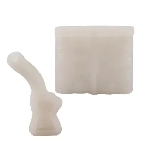 Vue détaillée du kit de moules en silicone, accessoires d'aromathérapie DIY Halloween.