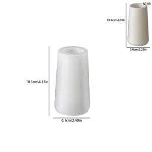 Silicone mold for glossy vase pen holder and aromatherapy candle cup making crafting tool