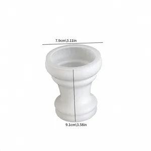 Chess piece silicone mold for diy scented candles and plaster crafts, creative home decor.