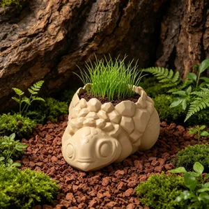 Süße Schildkröte Sukkulenten Blumentopf Harz Silikonform DIY Steinschale Pflanzenübertopf