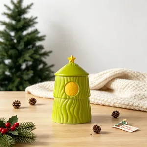 Kerstboom siliconen mal opbergpot container feestelijke decoratie kaarsenbeker bureau