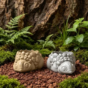 Kreativer Schildkroeten Cluster Blumentopf Sukkulente Harz Form Desktop Dekoration