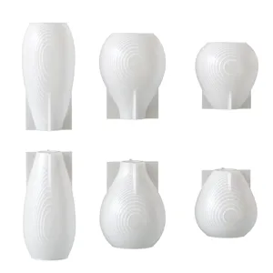 Silicone mold for creative Nordic style water ripple vases and candle holders DIY crafts 6 styles