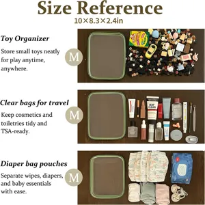 PET reistas transparante mesh cosmetische organisator multifunctionele reisetui