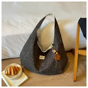 Bolso de hombro con estampado de leopardo para mujer, bolso casual retro elegante y chic