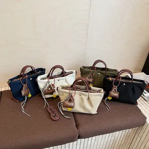 Women nylon casual handbag waterproof crossbody bag large capacity shoulder bag set