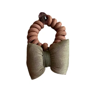 Elastico per capelli filo telefonico fiocco stile coreano carina coda di cavallo accessorio