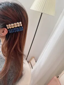 Pinces à cheveux exquises en strass, peignes latéraux élégants pour coiffures et usage quotidien.