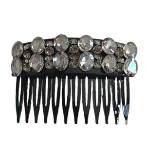 Peigne à cheveux brillant en strass pour femmes élégant peigne insérable accessoire chic