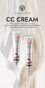 Fond de teint CC Cream Young Vision correcteur de teint naturel avec hydratation et SPF 25.