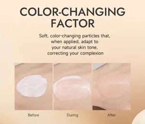 Base de teint CC cream changeante de couleur pour correction naturelle et teint parfait.