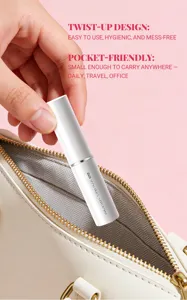 Twist-up design moisturizing lip balm, pocket-friendly for daily travel and office use.