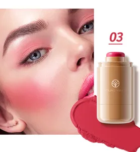 YOUNG VISION creamy blush stick 03, dual-use lip and cheek tint, smooth matte makeup finish.