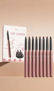 YOUNG VISION lot de 8 crayons a levres mat maquillage longue tenue impermeable cosmetique.