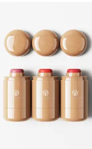 YOUNG VISION pocket blush stick, matte cream texture dual-use for lips and cheeks makeup.