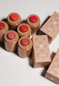 Young Vision pocket blush stick matte creamy dual-use for lips and cheeks, 7.5g detail view.