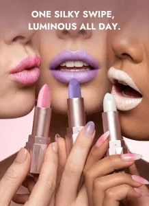 Rossetto brillante e luminoso con una stesura setosa per labbra splendenti tutto il giorno.