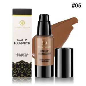 Professional liquid foundation with long lasting coverage in shade 05 for flawless face makeup.