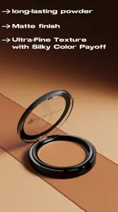 YOUNG VISION matte bronzer powder for contouring and hairline shading with ultra-fine texture.