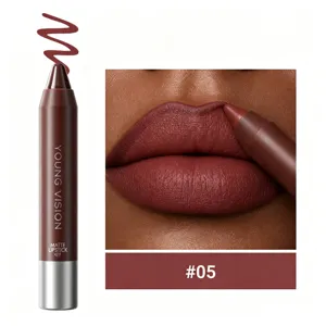 YOUNG VISION matita rossetto opaco tonalità 05, eyeliner labbra lunga durata waterproof viva.
